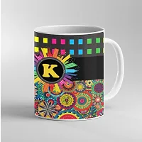 Printed Alphabet K Ceramic Coffee Mug  Coffe Cup  Birhday Gifts  Best Gift  Happy Birthday For Wife For Husband For Girls For Boys  For Kids-thumb2