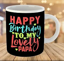 Printed Happy Birthday DADDY  Ceramic Coffee Mug  Coffe Cup  Birhday Gifts  Best Gift  Happy Birthday For Wife For Husband For Girls For Boys  For Kids-thumb2