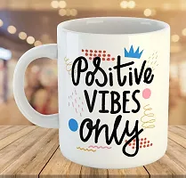 Printed  Good Vibes Only  Ceramic Coffee Mug  Coffe Cup  Birhday Gifts  Best Gift  Happy Birthday For Wife For Husband For Girls For Boys  For Kids-thumb3