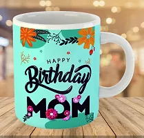 Printed  Happy Birthday MOM  Ceramic Coffee Mug  Coffe Cup  Birhday Gifts  Best Gift  Happy Birthday For Wife For Husband For Girls For Boys  For Kids-thumb2