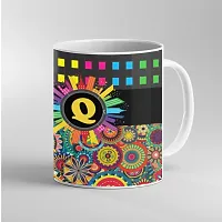 Printed Alphabet Q Ceramic Coffee Mug  Coffe Cup  Birhday Gifts  Best Gift  Happy Birthday For Wife For Husband For Girls For Boys  For Kids-thumb2