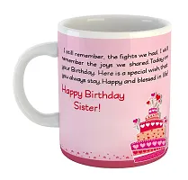 Printed  Happy Birthday Sister  Ceramic Coffee Mug  Coffe Cup  Birhday Gifts  Best Gift  Happy Birthday For Wife For Husband For Girls For Boys  For Kids-thumb1