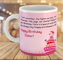 Printed  Happy Birthday Sister  Ceramic Coffee Mug  Coffe Cup  Birhday Gifts  Best Gift  Happy Birthday For Wife For Husband For Girls For Boys  For Kids-thumb3