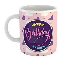 Printed  Happy Birthday To Husband  Ceramic Coffee Mug  Coffe Cup  Birhday Gifts  Best Gift  Happy Birthday For Wife For Husband For Girls For Boys  For Kids-thumb1