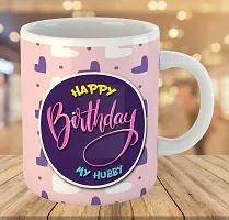 Printed  Happy Birthday To Husband  Ceramic Coffee Mug  Coffe Cup  Birhday Gifts  Best Gift  Happy Birthday For Wife For Husband For Girls For Boys  For Kids-thumb2