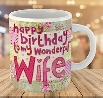 Printed  Happy Birthday To Wife  Coffee Mug  Coffe Cup  Birhday Gifts  Best Gift  Happy Birthday For Wife For Husband For Girls For Boys  For Kids-thumb2