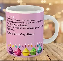 Printed  Happy Birthday Sister  Ceramic Coffee Mug  Coffe Cup  Birhday Gifts  Best Gift  Happy Birthday For Wife For Husband For Girls For Boys  For Kids-thumb2