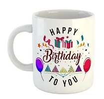 Printed Happy Birthday Ceramic Coffee Mug  Coffe Cup  Birhday Gifts  Best Gift  Happy Birthday For Wife For Husband For Girls For Boys  For Kids-thumb1