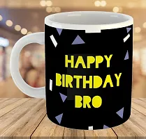 Printed Happy Birthday Brother  Ceramic Coffee Mug  Coffe Cup  Birhday Gifts  Best Gift  Happy Birthday For Wife For Husband For Girls For Boys  For Kids-thumb3