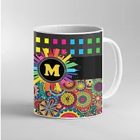 Printed Alphabet M Ceramic Coffee Mug  Coffe Cup  Birhday Gifts  Best Gift  Happy Birthday For Wife For Husband For Girls For Boys  For Kids-thumb2