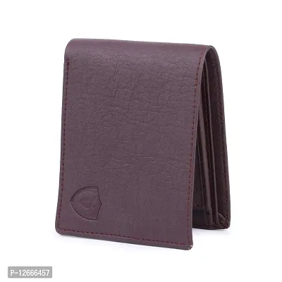 Kevivreg; Artifical Leather Wallet for Men/Men's Wallet (Brown)-thumb5