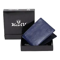 Keviv Leather Wallet for Men - (Blue) - GW109-thumb4