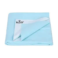 Keviv? Baby Bed Protector / Reusable mat with Ultra absorbance / Crib Sheet / Dry Sheet / Baby Bed Protector-thumb2