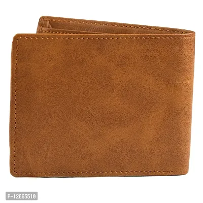 Kevivreg; Genuine Leather Wallet for Men || Men's Wallets || (Tan)-thumb5