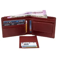 Keviv Genuine Leather Wallet for Men - (Red)-thumb2