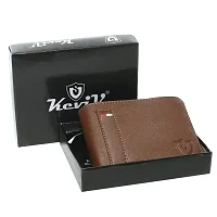 Keviv? Genuine Leather Wallet for Men (GW117-A) (Tan)-thumb4