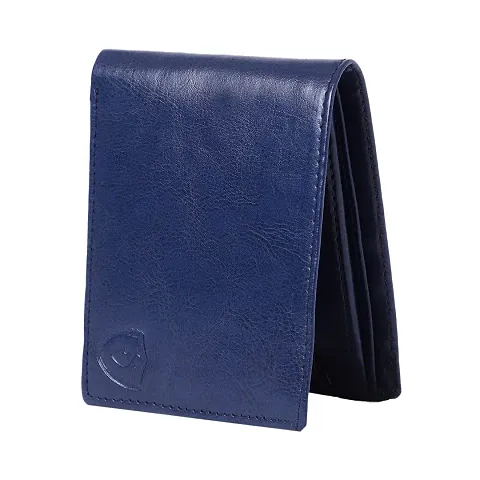 Keviv Leather Wallet for Men - (Blue) - GW109