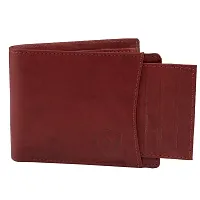 Keviv Genuine Leather Wallet for Men - (Red)-thumb1