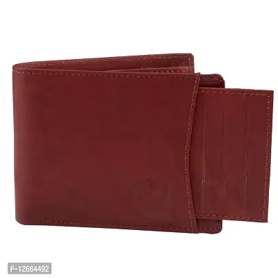 Keviv Genuine Leather Wallet for Men - (Red)-thumb2