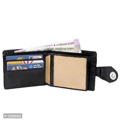 Keviv Leather Wallet for Men - (Black) - GW110-thumb3