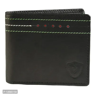 Keviv Genuine Leather Wallet for Men - (Black) - GW106