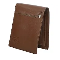 Keviv? Genuine Leather Wallet for Men (GW116-A) (Tan)-thumb2