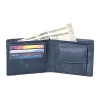 Kevivreg; Genuine Leather Wallet for Men (GW120-A) (Blue)-thumb2