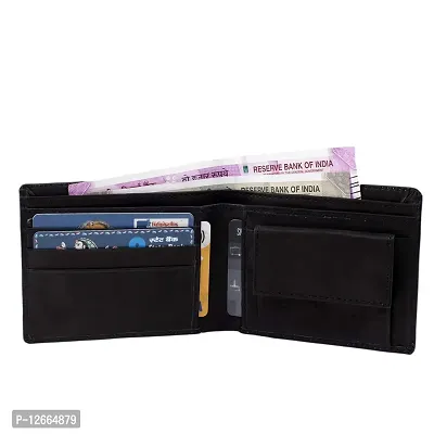 Keviv? Genuine Leather Wallet for Men || Men's Wallets || (Black)-thumb3