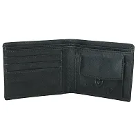 Keviv? Genuine Leather Wallet for Men (GW117-A) (Black)-thumb1