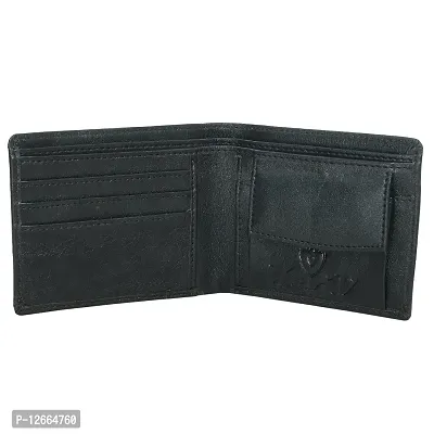 Keviv? Genuine Leather Wallet for Men (GW117-A) (Black)-thumb2