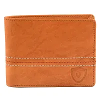 Keviv? Genuine Leather Wallet for Men- Men's Wallet (Tan)-thumb1