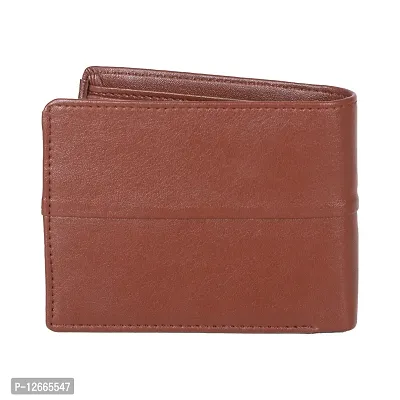 Keviv? Genuine Leather Wallet for Men (GW118-A) (Tan)-thumb4