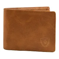 Kevivreg; Genuine Leather Wallet for Men || Men's Wallets || (Tan)-thumb1