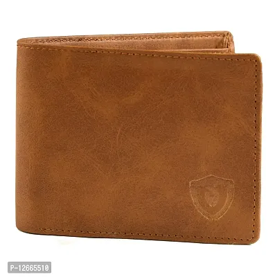 Kevivreg; Genuine Leather Wallet for Men || Men's Wallets || (Tan)-thumb2