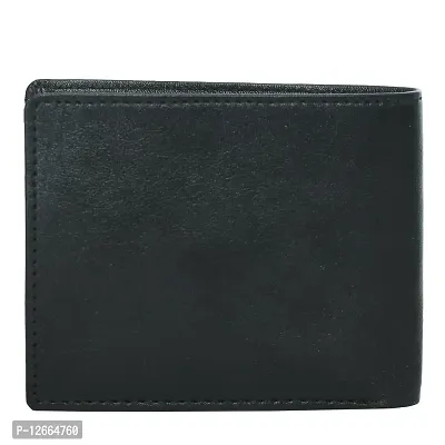 Keviv? Genuine Leather Wallet for Men (GW117-A) (Black)-thumb4