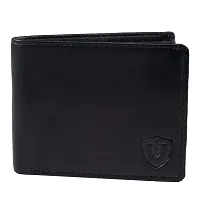 Kevivreg; Genuine Leather Wallet for Men || Men's Wallets || (Black)-thumb1