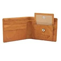 Keviv? Men's Genuine Leather Wallet / Purse (Tan)-thumb4