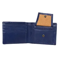 Keviv Leather Wallet for Men - (Blue) - GW109-thumb2