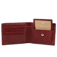 Keviv Genuine Leather Wallet for Men - (Red)-thumb3