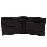 Kevivreg; Genuine Leather Wallet for Men- Men's Wallet (Black)-thumb3