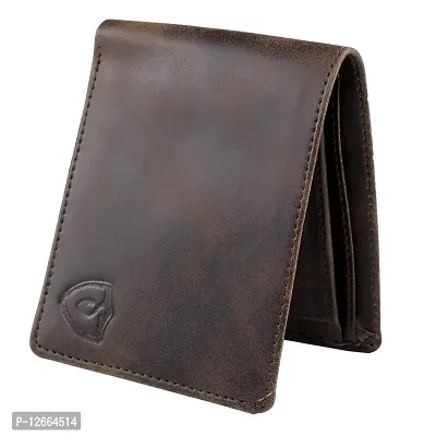 Kevivreg; Genuine Leather Wallet for Men || Men's Wallet || (Brown)-thumb4