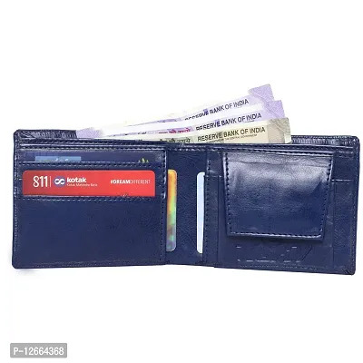 Keviv Leather Wallet for Men - (Blue) - GW109-thumb4