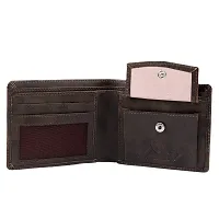 Kevivreg; Genuine Leather Wallet for Men || Men's Wallet || (Brown)-thumb1