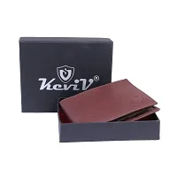 Keviv? Artifical Leather Wallet for Men/Men's Wallet (Brown)-thumb1