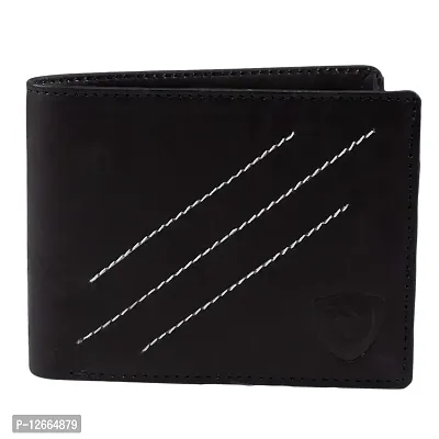 Keviv? Genuine Leather Wallet for Men || Men's Wallets || (Black)-thumb2