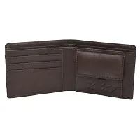 Keviv? Genuine Leather Wallet for Men (GW119-A) (Brown)-thumb1