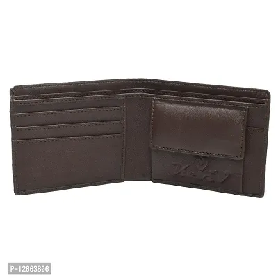 Keviv? Genuine Leather Wallet for Men (GW119-A) (Brown)-thumb2