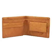 Keviv? Men's Genuine Leather Wallet / Purse (Tan)-thumb3