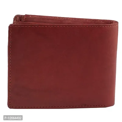 Keviv Genuine Leather Wallet for Men - (Red)-thumb5