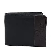 Keviv? Genuine Leather Wallet for Men (Black)-thumb1